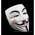 Máscara de resina de Cosplay de Halloween de la película V de Vendetta de alta calidad